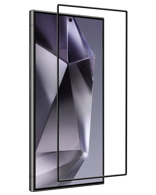 Screenprotector van gehard glas met zwarte randen