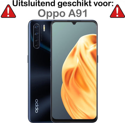 Gehard glazen screenprotector voor OPPO A91 met krasbescherming