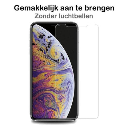 Gehard glazen screenprotector voor iPhone Xs Max
