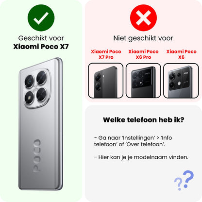Gehard glazen camera screenprotector voor Xiaomi Poco X7