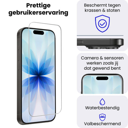 Screenprotector van gehard glas voor iPhone 17 met volledige dekking