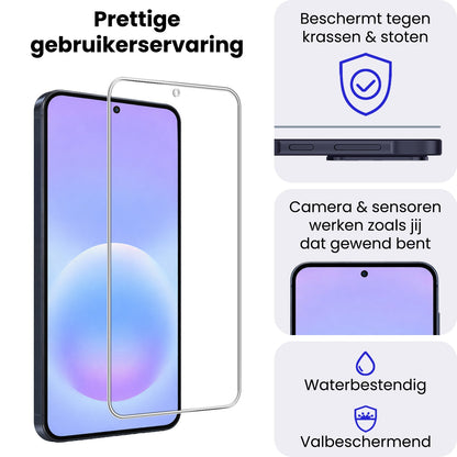 Gehard glazen screenprotector voor Samsung A57