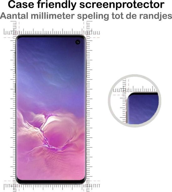 Screenprotector van gehard glas voor Samsung S10