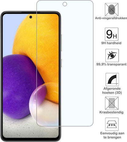 Gehard glazen screenprotector met krasbestendige laag voor Samsung A72