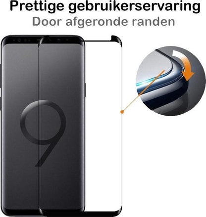 Full Screen Screenprotector van Gehard Glas voor Samsung Galaxy S9