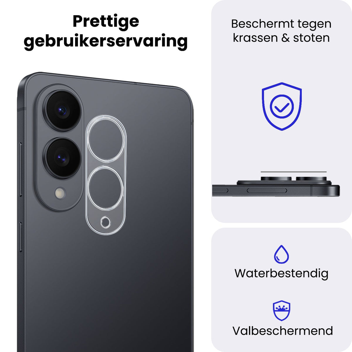 Gehard glazen camera screenprotector voor Samsung S25 Edge