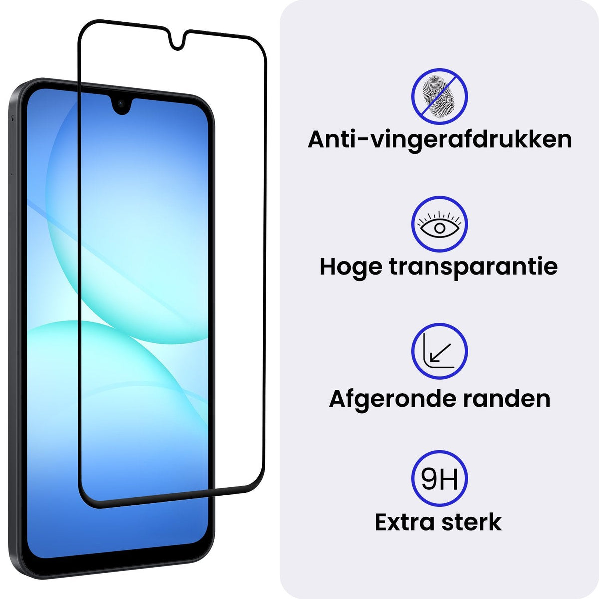 Screenprotector van Gehard Glas met Volledige Schermdekking