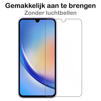Gehard glazen screenprotector voor Samsung A34