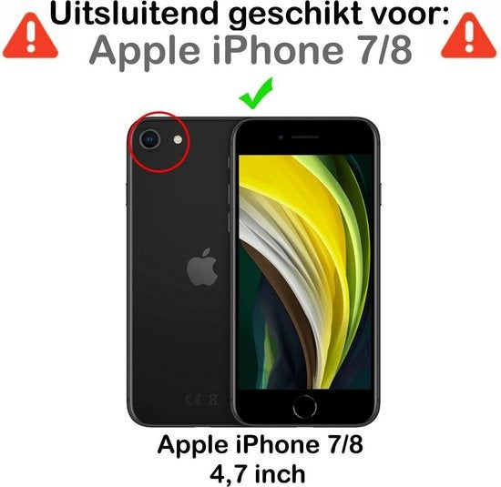 Screenprotector van gehard glas voor iPhone 7 en iPhone 8