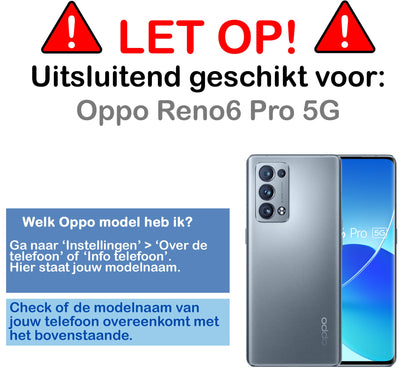 Screenprotector van gehard glas voor OPPO Reno 6 Pro