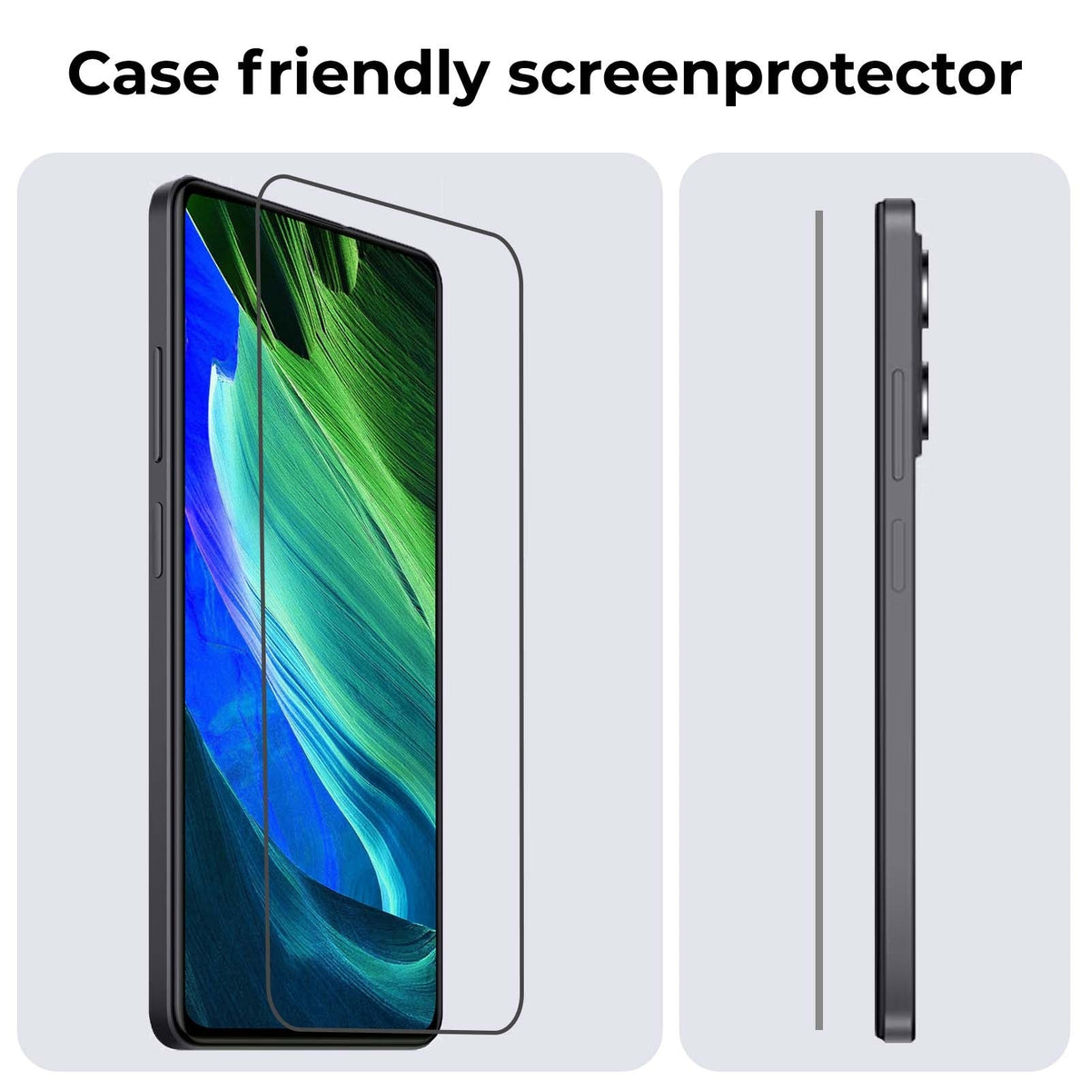 Gehard glazen screenprotector voor Xiaomi Redmi Note 12 Pro met antikraslaag