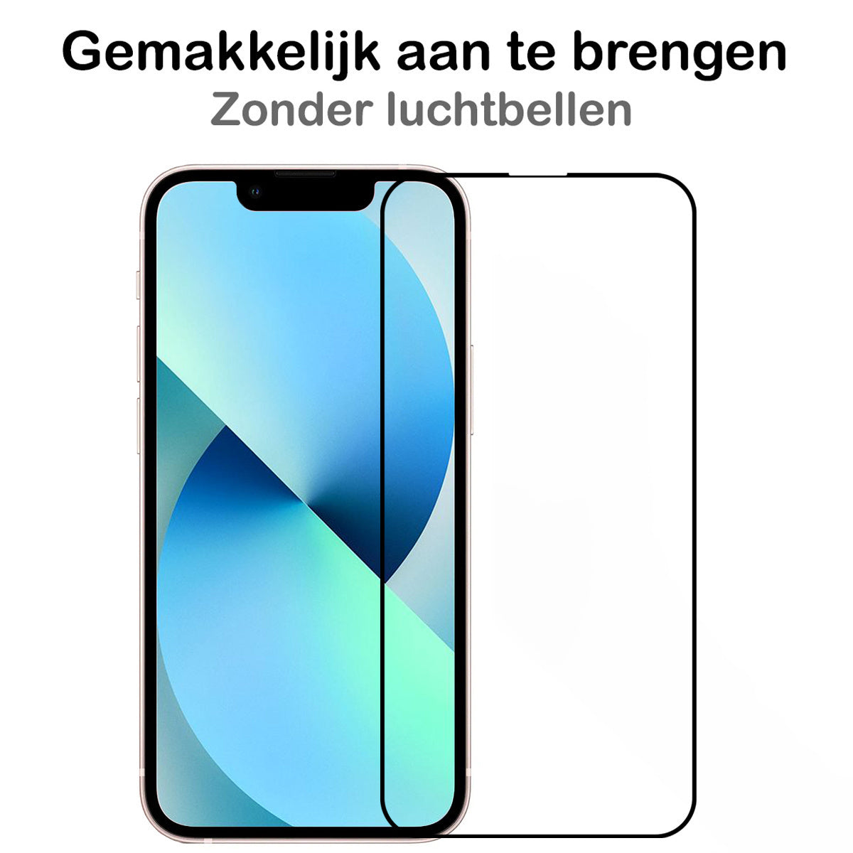 Full Screen Screenprotector van Gehard Glas voor iPhone 13 Pro Max
