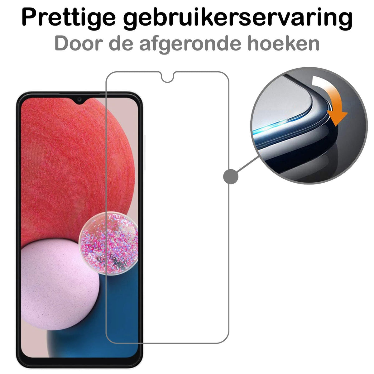 Gehard glazen screenprotector met anti-kraslaag