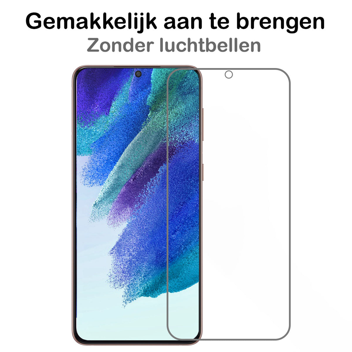 Gehard glazen screenprotector voor Samsung S21 FE