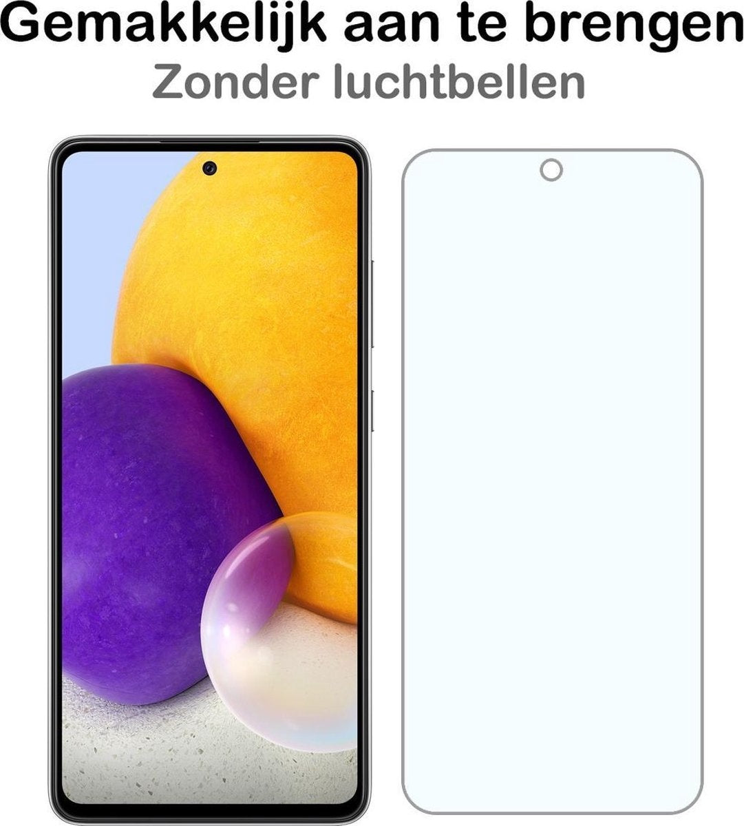 Gehard glazen screenprotector met krasbestendige laag voor Samsung A72