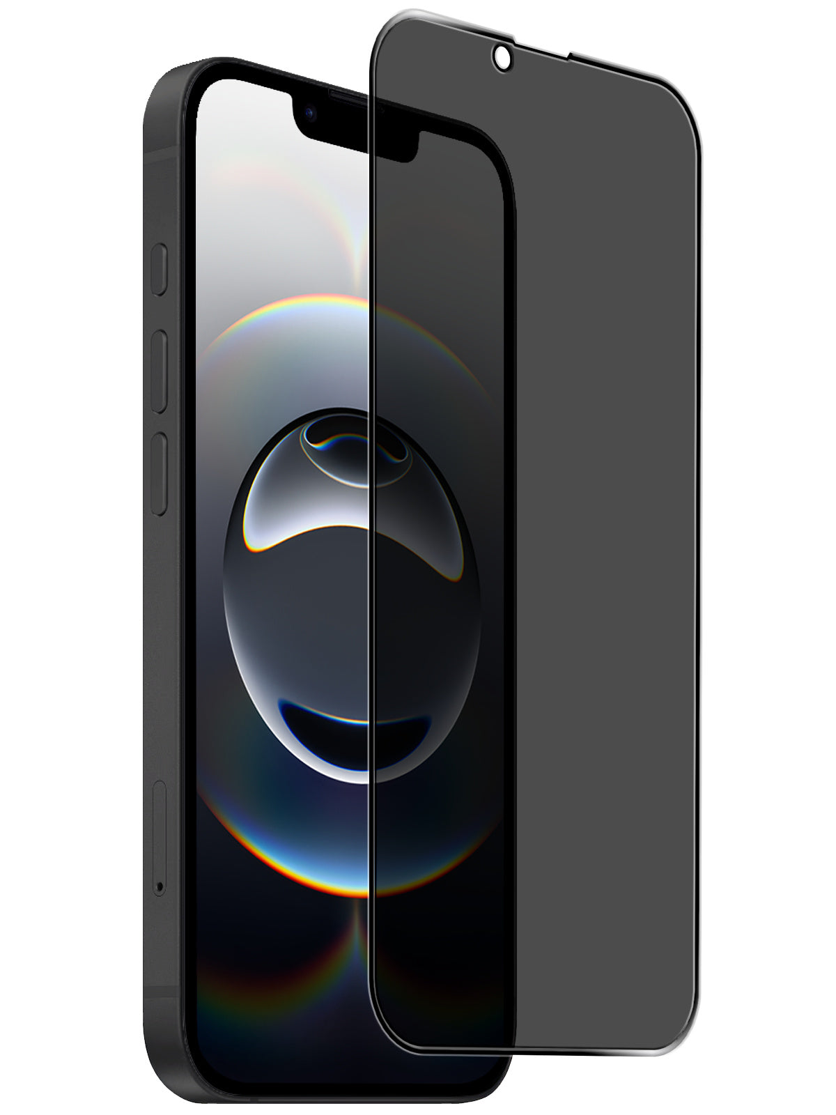 Glazen privacy screenprotector voor iPhone 16e met antikraslaag