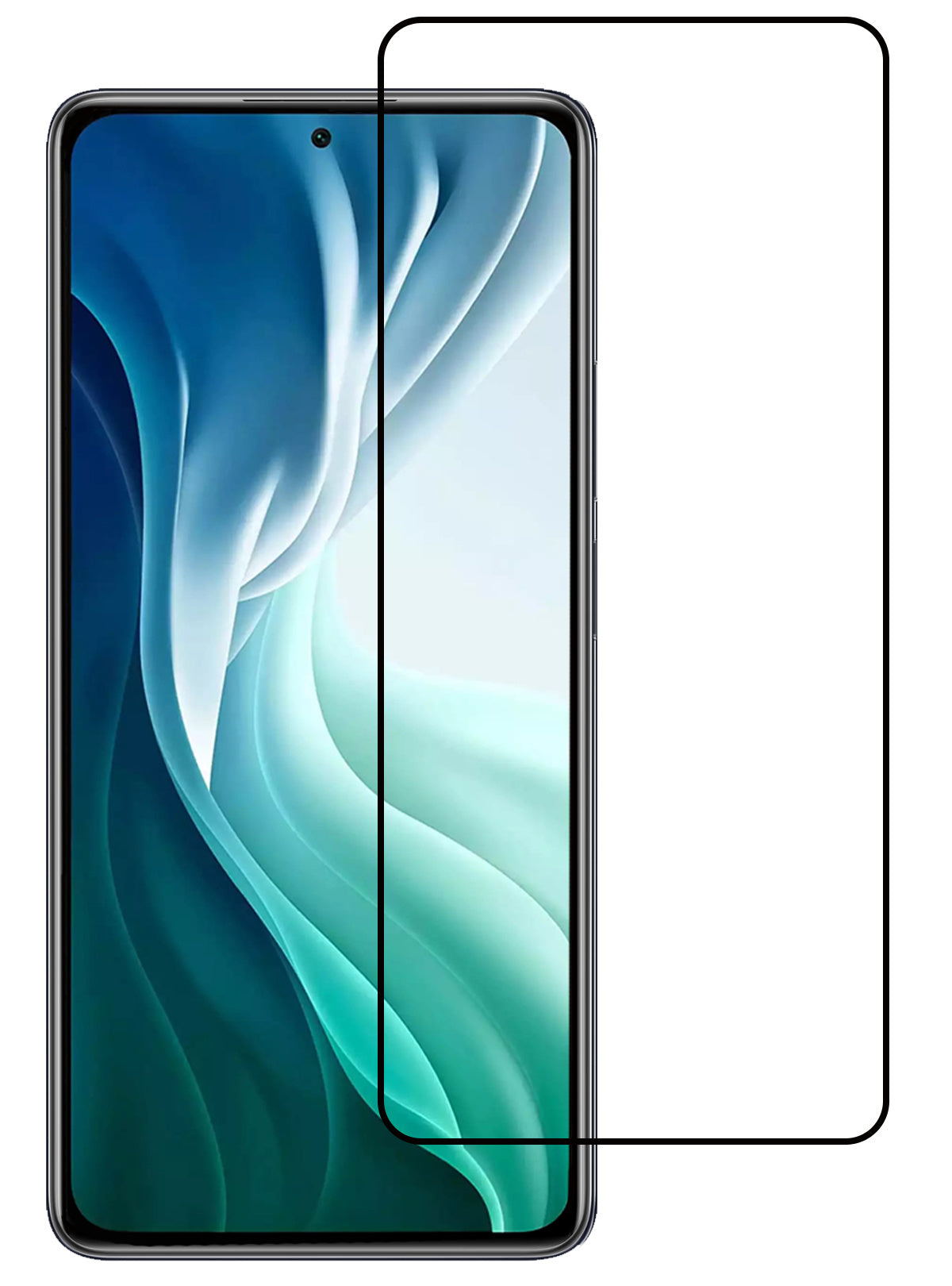 Screenprotector van gehard glas voor Poco F3
