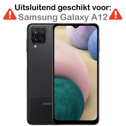 Privacy screenprotector van gehard glas voor Samsung Galaxy A12