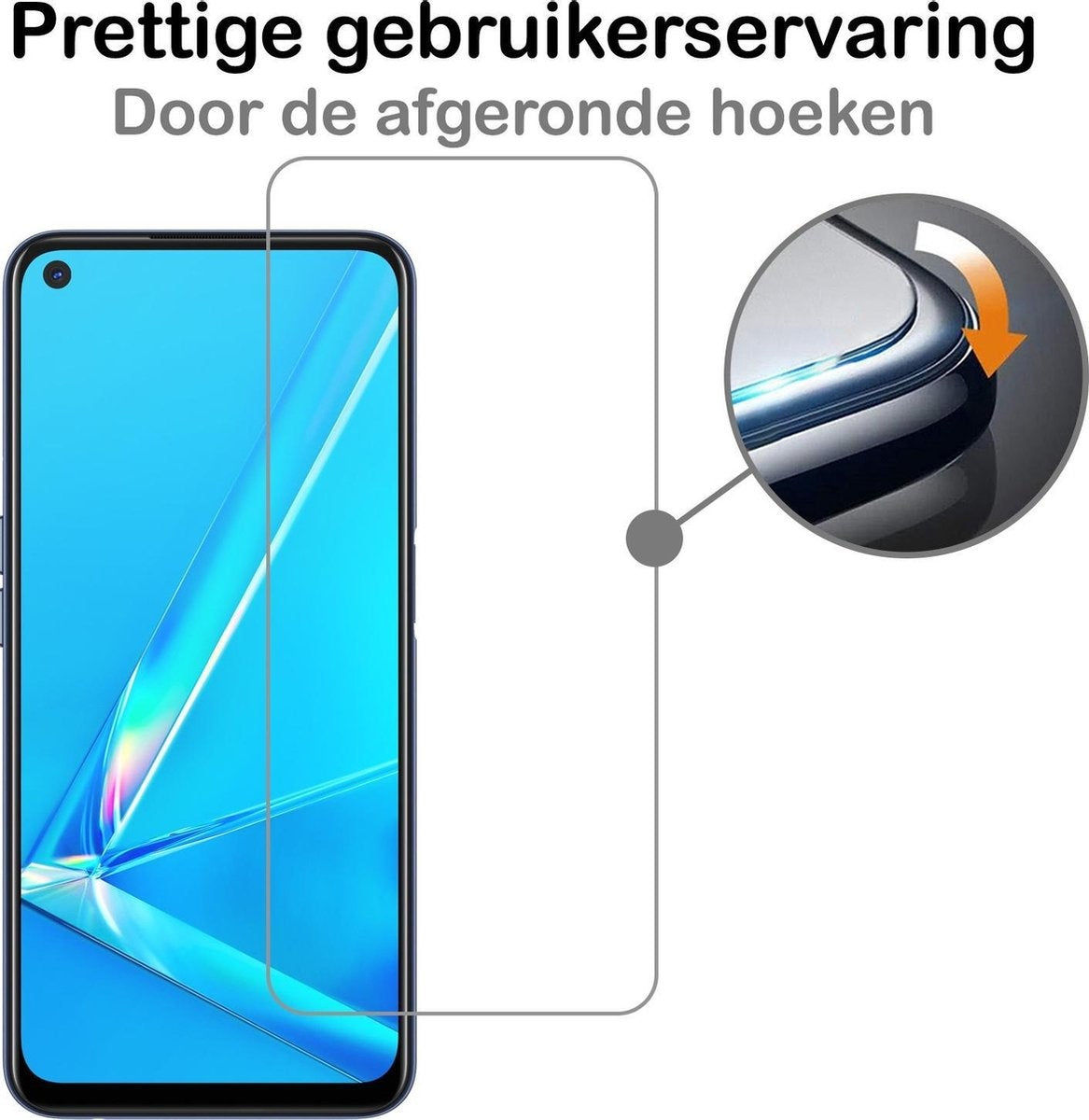 Gehard glazen screenprotector voor OPPO A72