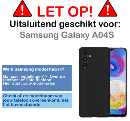 Gehard Glazen Screenprotector Geschikt voor Samsung Galaxy A04s