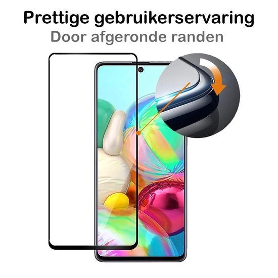 Gehard Glazen Screenprotector met Zwarte Randen