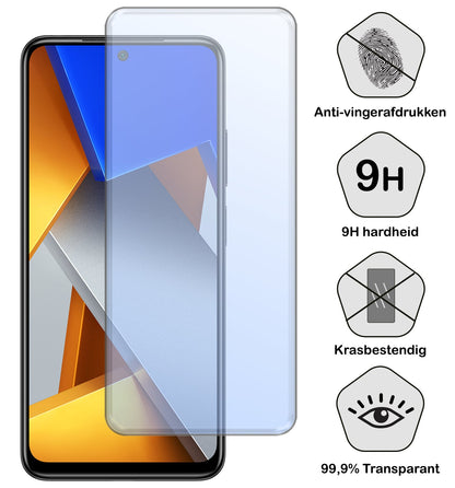 Gehard glazen screenprotector voor Poco M4 Pro 4G