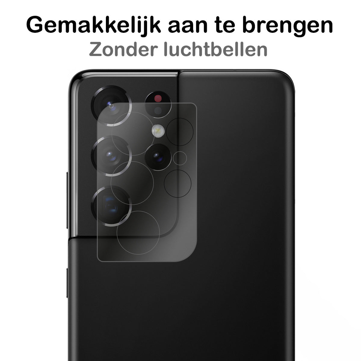Gehard Glazen Camera Screenprotector Geschikt Voor Samsung Galaxy S21 Ultra