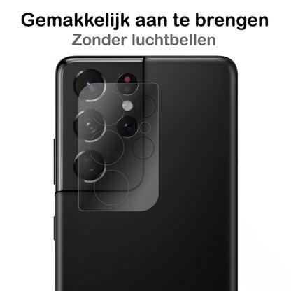 Gehard Glazen Camera Screenprotector Geschikt Voor Samsung Galaxy S21 Ultra