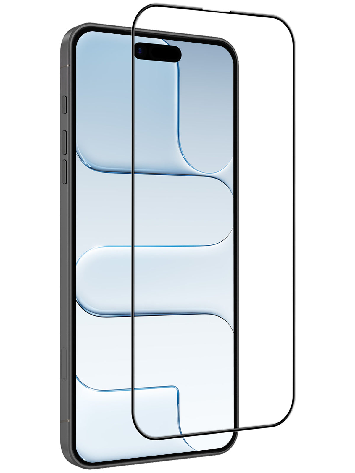 Full screen screenprotector van gehard glas voor iPhone Air