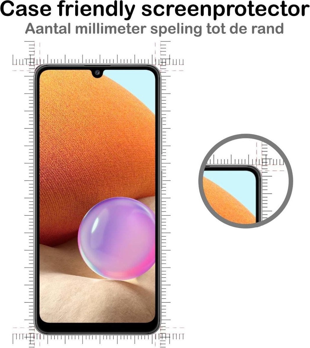 Gehard glazen screenprotector met krasbestendige laag