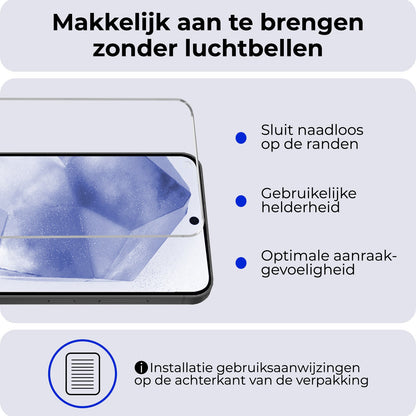 Gehard glazen screenprotector met antikraslaag voor Samsung Galaxy A55