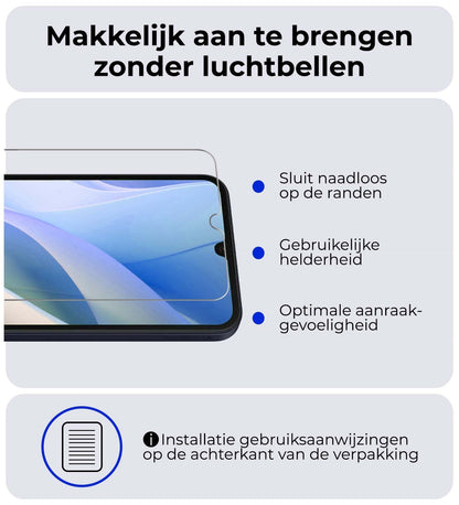 Gehard glazen screenprotector met krasbestendige laag