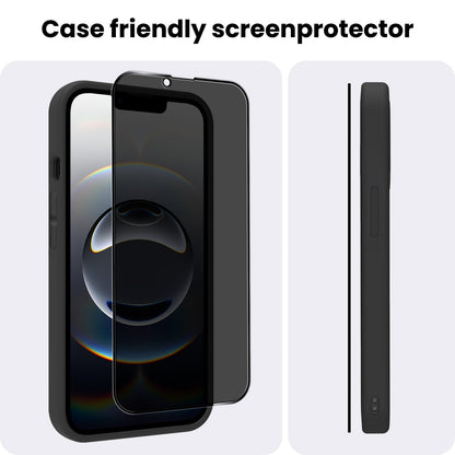 Glazen privacy screenprotector voor iPhone 16e met antikraslaag
