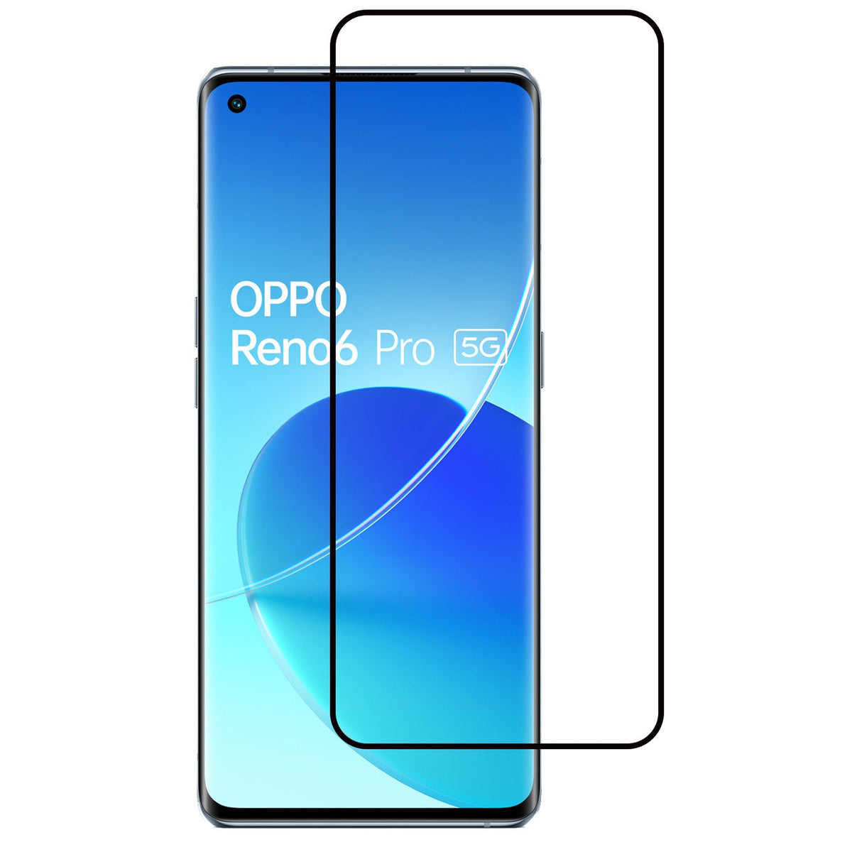 Screenprotector van gehard glas voor OPPO Reno 6 Pro