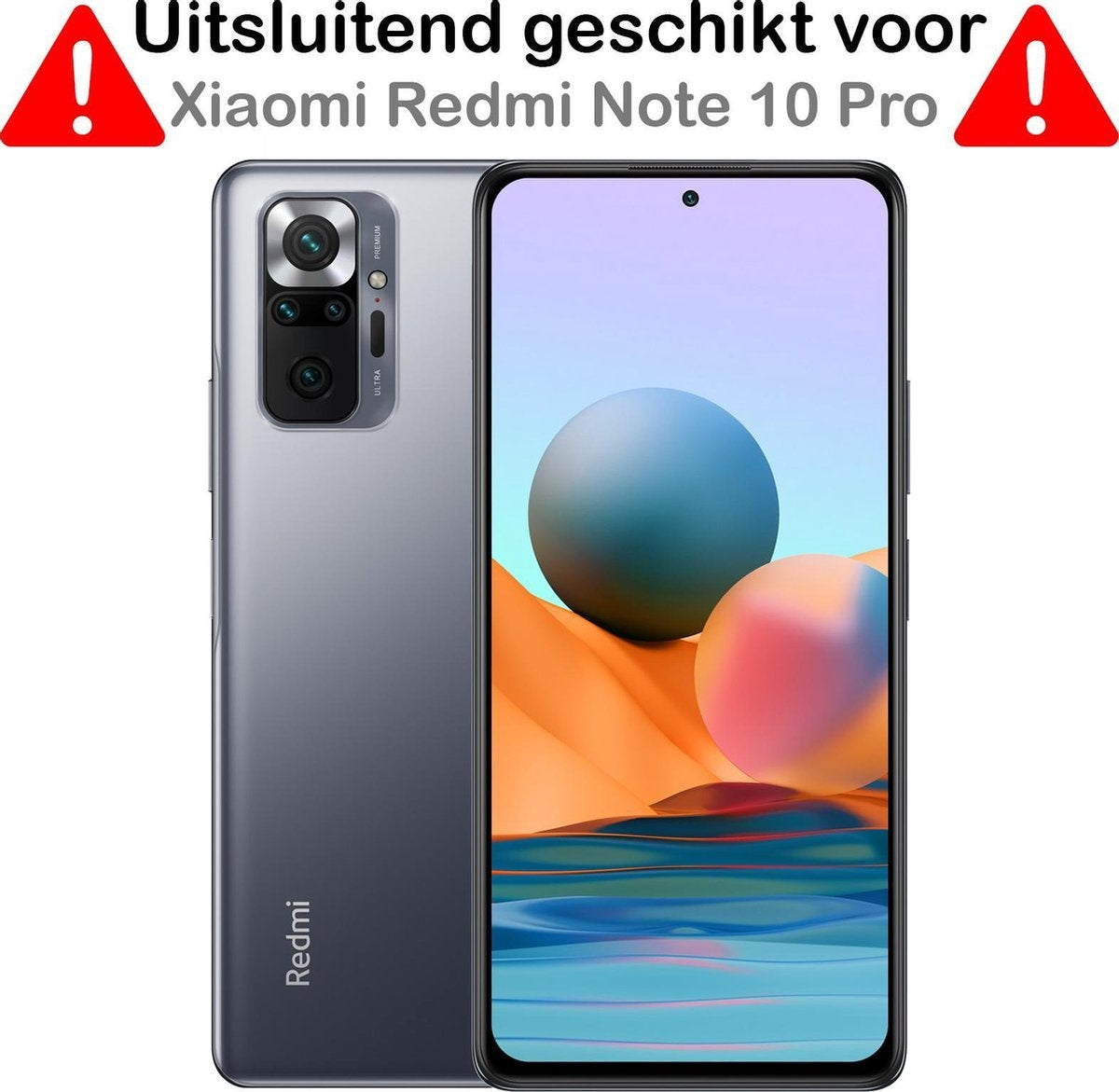 Gehard glazen screenprotector voor Xiaomi Redmi Note 10 Pro