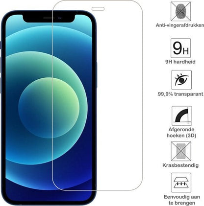 Screenprotector van gehard glas voor iPhone 12 en 12 Pro