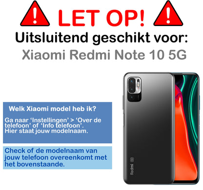 Gehard glazen screenprotector voor Redmi Note 10 5G met antikraslaag