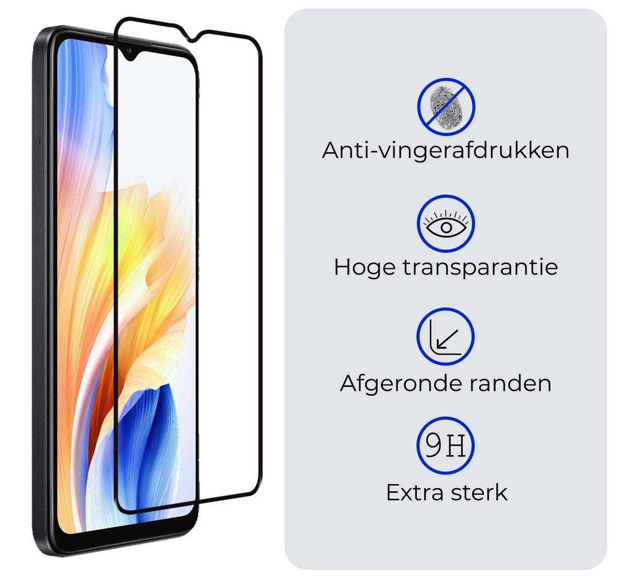 Screenprotector van Gehard Glas voor OPPO A18