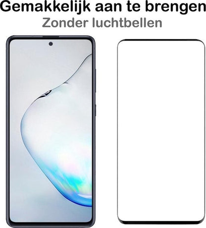 Full Screen Screenprotector Gehard Glas Samsung Galaxy Note 10 Lite