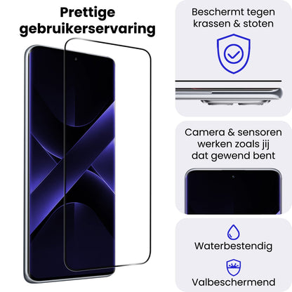 Screenprotector van gehard glas voor Xiaomi Poco X7