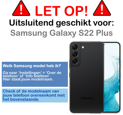 Screenprotector van gehard glas voor Samsung S22 Plus