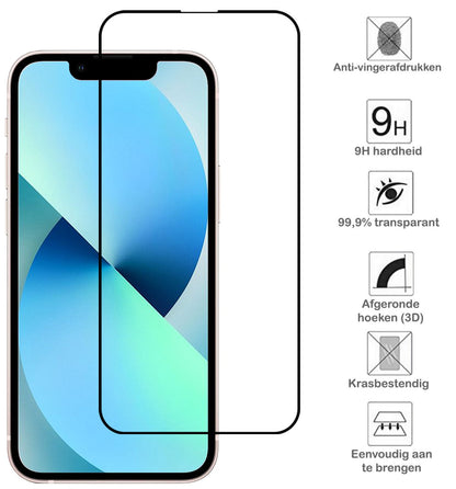 Full Screen Screenprotector van Gehard Glas voor iPhone 13 Pro Max
