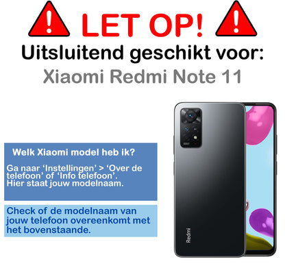 Gehard glazen screenprotector voor Xiaomi Redmi Note 11