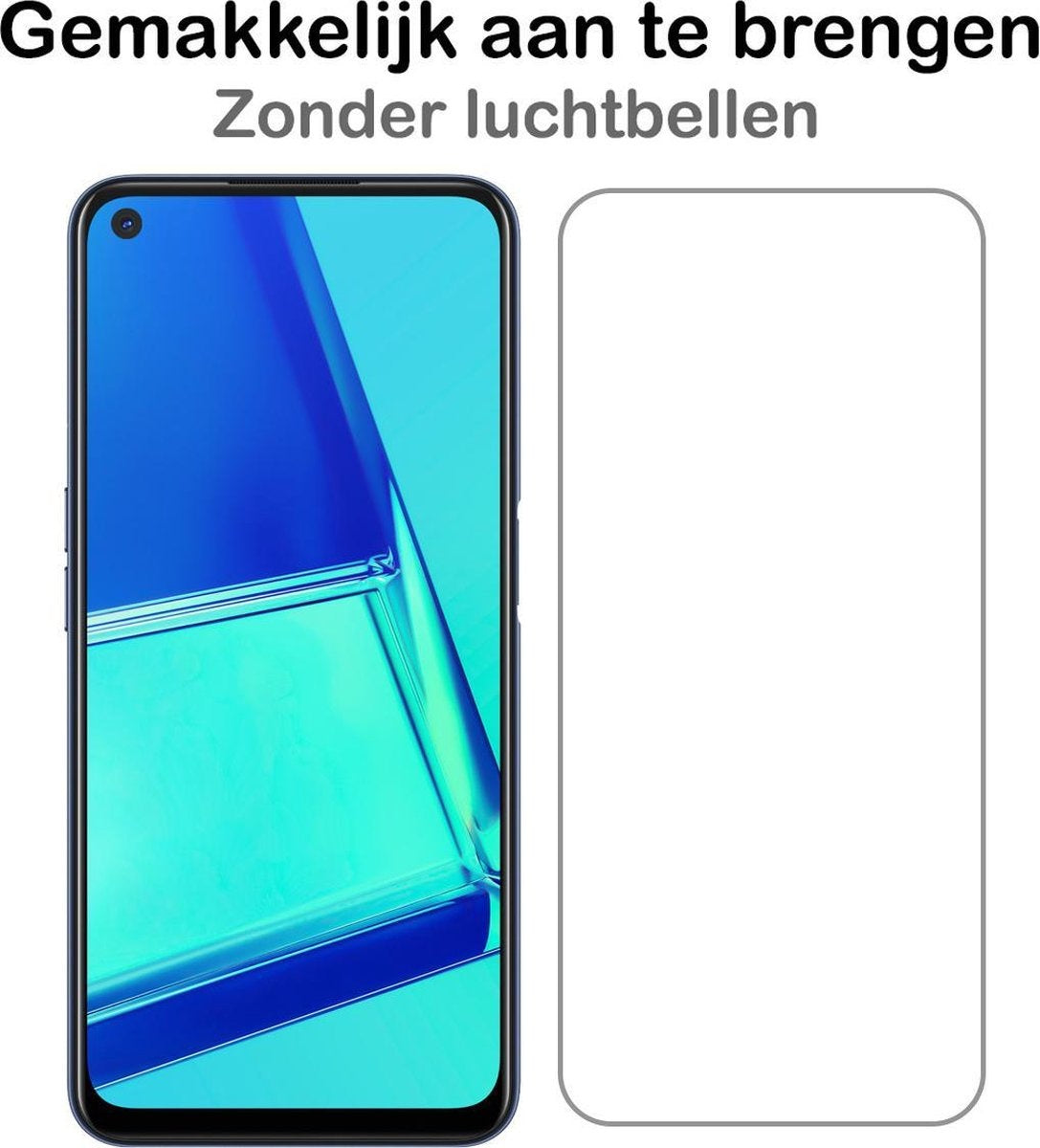 Gehard glazen screenprotector voor OPPO A52
