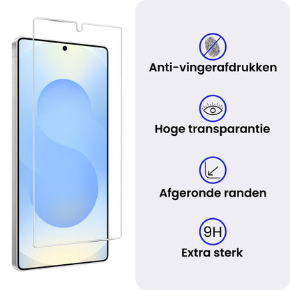 Gehard Glazen Screenprotector met Anti-kras Bescherming Geschikt voor Samsung Galaxy S25 Ultra
