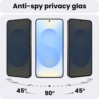 Gehard glazen privacy screenprotector voor Samsung Galaxy S25