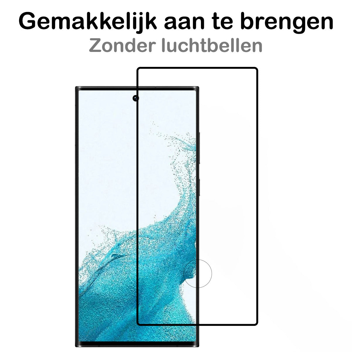 Full Screen Screenprotector van Gehard Glas voor Samsung Galaxy S22 Ultra