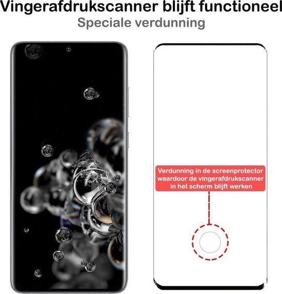 Gehard glazen screenprotector met krasbescherming