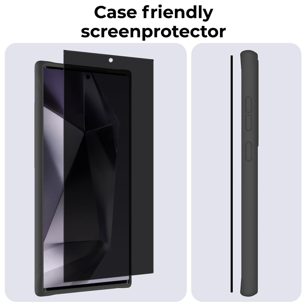 Privacy Screenprotector van Gehard Glas voor Samsung Galaxy S24 Ultra