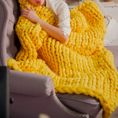 XXL chunky breigaren voor dekens en plaids